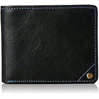 HIDESIGN Men's ANGLE STITCH RFID SLIM BACK POCKET WALLET