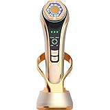 Vimaydo 【2023 革新版 】美顔器 RF美顔器 イオン導出 イオン導入 EMS 微電流 LED搭載 1台6役 4種類モード 3段階レベル 超音波振動 クレンジング 毛穴汚れとり 肌引き締め 目元ケア 口元ケア 肌ケア USB充電式 男女兼用