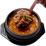 【済州島テールスープ専門店】済州島テールスープ赤（旨辛味）中テール 550g（スープ400ml） +(味変韓国酢プレゼント) 希少部位の国産和牛テール/顎肉／韓国コサリ使用