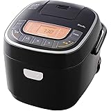 アイリスオーヤマ 炊飯器 マイコン式 5.5合 銘柄炊き分け機能付き 一人暮らし 極厚火釜 玄米 ブラック RC-MC50-B