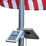 ストリートライト // ALPHA 180X Warm White Flagpole Light (温白色LED) // フラッグポールライト // U字ブラケットは、直径最大2.5インチ（约6 cm）のポールに適合、温白色の光