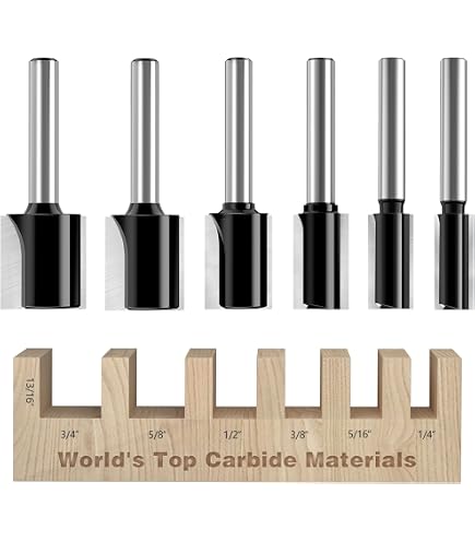 5 Mm Router Bit Woodworking Tools 4Pcs - 5mm Cutting Dia 6mm Shank Double Flute ...