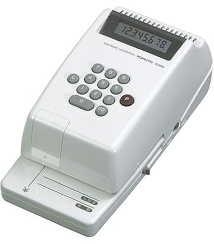 Amazon | マックス 電子チェックライタ EC-1500 | チェックライター 