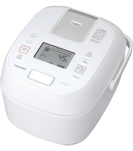 Amazon | 東芝 真空圧力IHジャー炊飯器（5.5合炊き）ホワイトTOSHIBA  