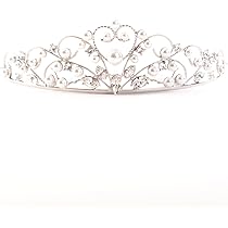Amazon | ハートパールティアラ 677 日本製 国産 スワロフスキー 花嫁 