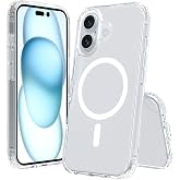 対応 iPhone 16 ケース カバー 透明シェル MagSafe対応 3倍米軍MIL規格 黄ばみ防止 ワイヤレス充電 SECXTMP16 | いPhone16ケース アイフォン16専用 耐衝撃 傷防止 軽量 マグネットスマホケース Qi2.2対応