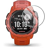 Maxku GARMIN(ガーミン) Instinct/instinct Tactical/Instinct Dual Power ガラスフィルム Garmin Instinct フィルム 日本旭硝子素材採用 高透過率 薄型 硬度9H 飛散防止処理 