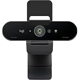 Logitech Brio 4K Webcam, Video Calling, Noise-Cancelling mic, HD Auto ...