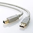 サンワサプライ USB2.0ケーブル(1m) KU20-1HK2 グレー