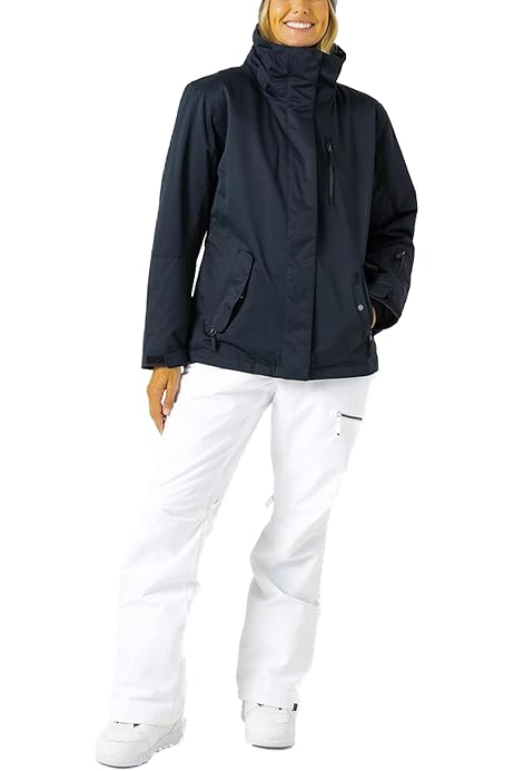 Ravine Roxy Snow Mujer Roxy Ravine Insulated Snow Jacket Gray