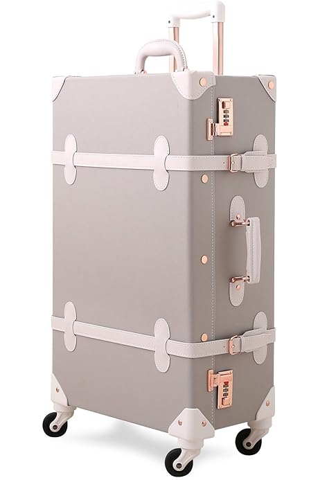 Amazon.co.jp: [urecity] トランクケース キャリーバッグ 革 手作り 