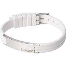 Amazon.co.jp: SEV(セブ)ラインブレスレット2 Lサイズ ホワイト 