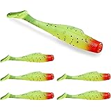 Amazon Co Jp Ldt ワーム バス釣り 6色 0 6g 40mm 30個 アジング ワームセット根魚 ゴールデンレッド 30個 スポーツ アウトドア