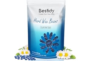 Bestidy Wax Beads, Bagged 500g/1.1lb/17.6oz, Waxing beans for Hair Removal, Women Men, Home Waxing for All Body and Brazilian