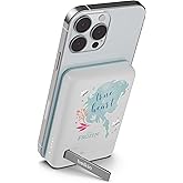 【ディズニー創立100周年 アナと雪の女王 限定モデル】Belkin MagSafe対応 ワイヤレス モバイルバッテリー 3C対応 5000mAh(7.5W) iPhone 15 / 14 / 13 / 12 シリーズ対応 パススルー充電対応 PSE