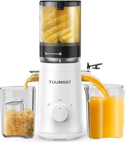 Amazon.co.jp: AMZCHEF スロージューサー 130mm広い投入口(1.8L 