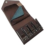 LITSTA Coin Wallet3 コインホルダー付きコンパクト財布 ダークブラウン D・BROWN