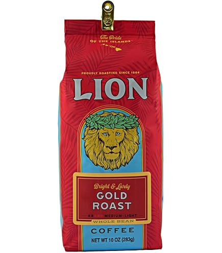 Amazon.co.jp: ライオンコーヒー バニラマカダミア 24oz 680g (豆 即納！大容量！ライオン コーヒー バニラマカダミア 680g × ４個（粉）