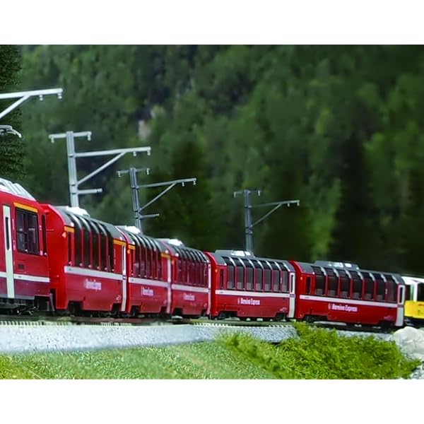 Amazon | KATO Nゲージ レーティッシュ鉄道 ベルニナ急行 新ロゴ 増結 