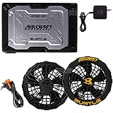 【2023年新型】BURTLE バートル 純正 19V ファンバッテリーセット AC360 AC370 エアークラフト専用 正規品