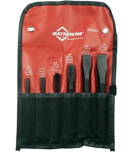 Mayhew Pro 19-Piece Punch And Chisel Set – Made In USA (61019)