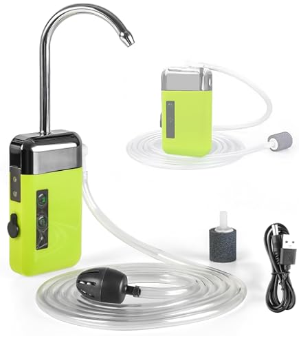 Amazon | mecaponn アウトドアポンプ 充電式 ウォーターポンプ エアー 