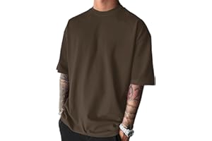 Men's Fashion Oversized Tshirts Workout Short Sleeve T-Shirt Dry Fit Lightweight Crewneck Tee Tops