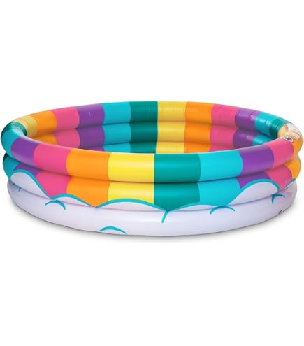 Small Unicorn Pool Float Inflatable Pools Mermaid, Backyard Round ...