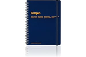 コクヨ キャンパス × ロルバーン デザイン交換 ツインリングノート Lサイズ B罫 ダークブルー CRCス-T147BT-DB