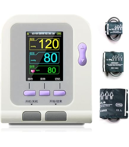 Amazon | デジタル獣医血圧モニター、自動測定電子血圧計、3つのカフ 