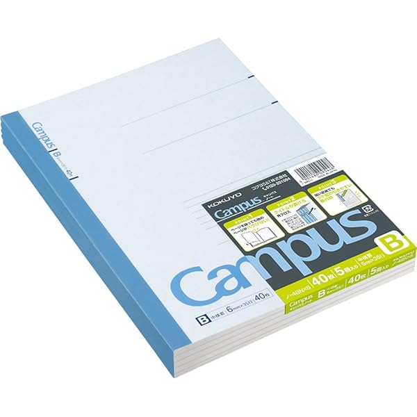 Amazon.co.jp: コクヨ(KOKUYO) ノート キャンパスノート 5冊パック B5 