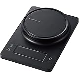 エレコム ドリップスケール コーヒー専用タイマー機能搭載 計量+タイマー計測同時表示 操作・カウント音付 最大2kg 最小0.1g表示 バックライト付 ブラック HCS-KS04BK