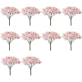 [あすにこ] ジオラマ 模型 木 10本セット ミニチュア 材料 素材 6cm (桜)