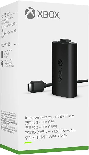 【純正品】Xbox 充電式バッテリー + USB-C ケーブル - 1