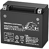 LEOCH EBM20H-3 バイク用バッテリー 12V 18Ah YTX20L-BS/YTX20HL-BS互換 液入れ充電済 ハーレー用 ジェットスキー PWC 水上バイク
