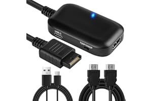 L'QECTED PS1/PS2 HDMI 変換 コンバーター 1080P(16:9) / 720P(4:3) 切替出力(1.5M HDMI接続ケーブルが付属します)プレステ2 HDMI 変換アダプター PS1/PS2/PS one 対応 AV MU