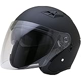 ネオライダース (NEORIDERS) FZ-5 Wシールド ジェット-ヘルメット-マットブラック-Mサイズ-57-58cm-SG/PSC-眼鏡-メガネ-スリット入り-FZ-5