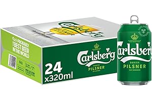 CARLSBERG Danish Pilsner Beer Can, 24 x 320ml