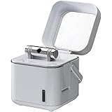 ツインバード フェイススチーマー ふた付 鏡 イオン化スチーム ホワイト SH-2786W