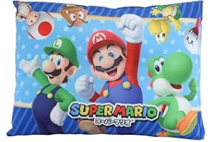 丸眞 ジュニア枕 任天堂 マリオ レッツドリーム キッズ 子供用 入園入学グッズ 入園入学準備 保育園 幼稚園 小学校 男の子 女の子 キャラクター 4505002300