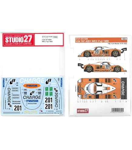 Amazon | 【STUDIO27/スタジオ27】1/24 マツダ 787B CHARGE #55 LM 