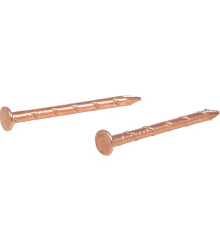 1.5 Inch Copper Roofing Nails - 10oz Pack (100 Count) For Slate & Tile Roofing