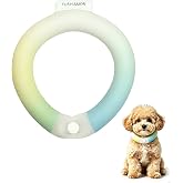 犬 クールネック 首冷やす ペット用 ネッククーラー 18℃凍結 クールリング 犬散歩 猫用 暑さ対策 グリーングラデーション S