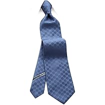 Amazon | GUCCI(グッチ)シルクジャカードGGパターン柄ネクタイ(サイズ  