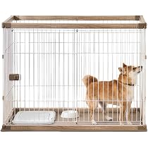 Amazon | アイリスオーヤマ 犬 サークル ウッディサークル ハイタイプ 