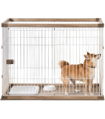 Amazon.co.jp: アイリスオーヤマ 犬 サークル ウッディサークル  