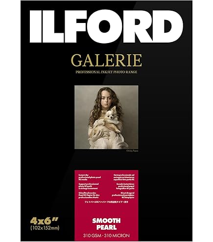 Ilford Multigrade V RC Deluxe Pearl Photo Paper - 190gsm, 9.5x12 Inch, 50 Sheets, Black & White - View #8
