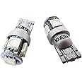 まめ電(MAMEDEN) T10 5連LED 3チップ 5050SMD 2個セット (3:アンバー､オレンジ)