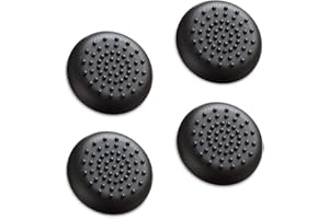 Fosmon アナログスティック 保護カバー (4個セット / ブラック) ジョイスティックカバー アシストキャップ Xbox One | Xbox One X | Xbox One S | Xbox One Elite 対応 コントローラー専用