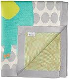 Toby & Company Baby Nygb Safari Collection Elephant Blanket Teal Delight 30 X 26 [並行輸入品]